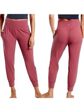 Athleta Berry Pink Salutation Jogger Pants